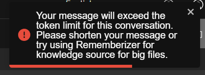token limit error