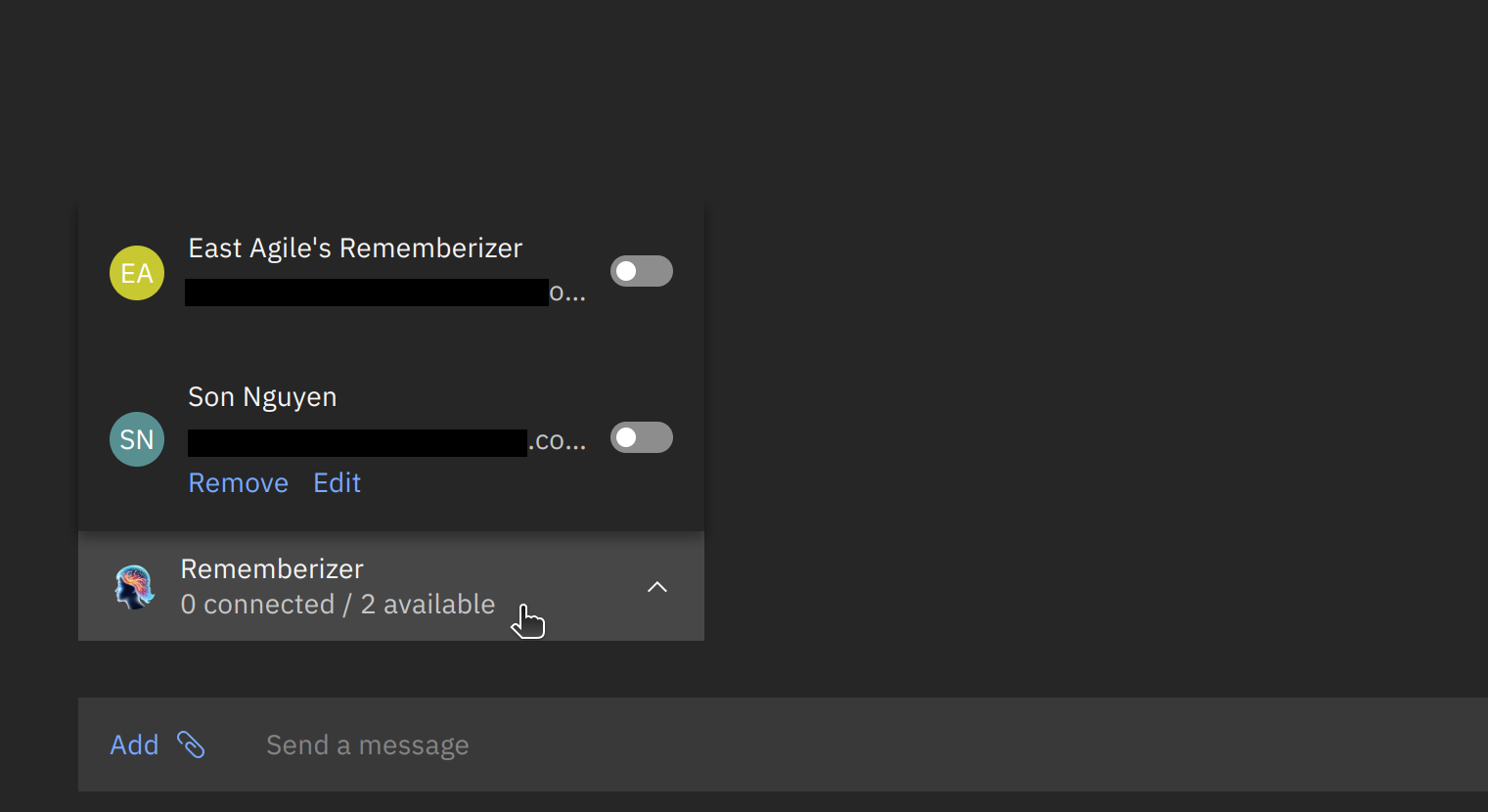 ت integrations Rememberizer